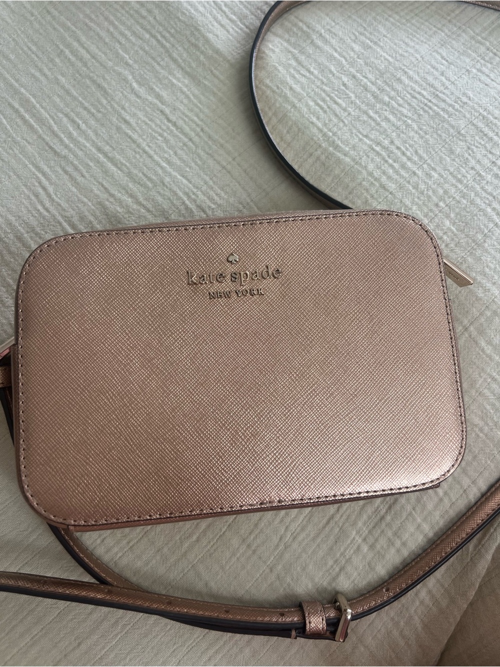 kate spade Metallic Rose Crossbody Bag